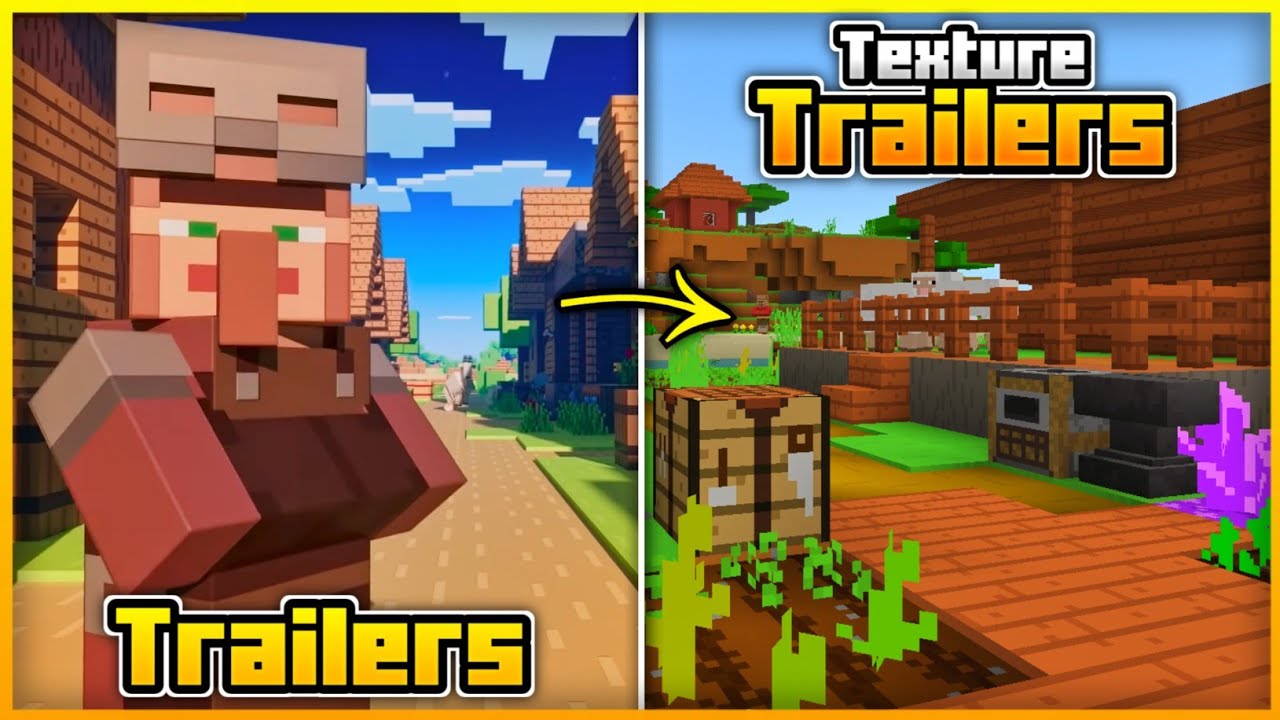 Texture Pack Trailers Di Minecraft Pe/Mcpe/Mcbe/Mcwin10 1.17+ - YouTube