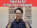 takot ka ba 10 tips para tumapang. by doc willie ong