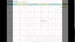 Free August 2016 Printable Calendar Template