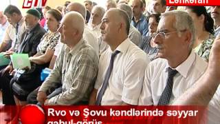 Rvo və Şovu kəndlərində səyyar qəbul-görüş