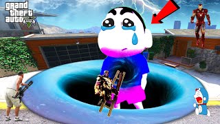 GTA 5 | FRANKLIN saved SHINCHAN DORAEMON Survive & Fight THANOS IN GTA 5