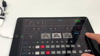 Roland V-8HDとiPad をつなげてみたら便利っぽい。