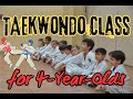 Taekwondo Class for 4-Year-Olds | Warm-Ups, Blocks, Punches, and More