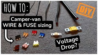 How To Correctly Size Wires Fuses In A Camper Van Conversion Crafter