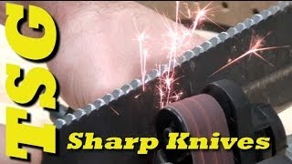 How To Make Your Knives Work Sharp Sharp!