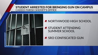 Student arrested at Northwood High School for carrying loaded gun