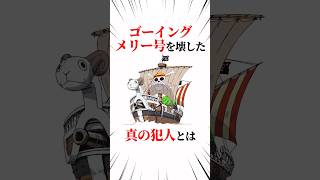 【ワンピース】麦わらの一味の元母船ゴーイングメリー号はなぜ壊れたか #shorts #onepiece