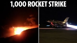 Israeli war planes blitz 1,000 Hezbollah rockets ready to launch in revenge for exploding pagers