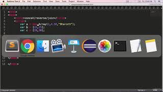 JavaScript Array concat reverse and join