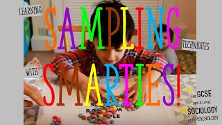 Sociology Research Methods Sampling Techniques using Smarties