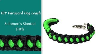DIY Paracord Dog Leash - Solomons Slanted Path