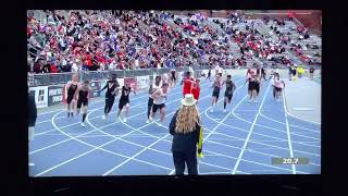 Dowling 4x100 2022 Iowa State Track Meet