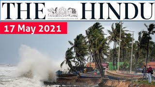 17 May 2021 | The Hindu Newspaper Analysis | Current Affairs 2021 #UPSC #IAS Editorial Analysis