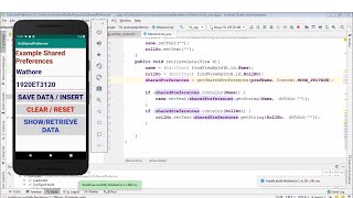 87 Android Shared Preferences Tutorial | SharedPreferences in android app example | Part 2
