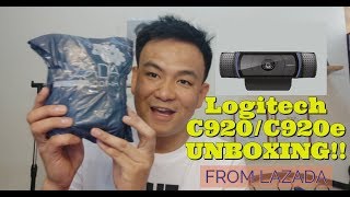 UNBOXING!!! Logitech C920/C920e HD Webcam!!! #LOGITECH #LAZADA #UNBOXING