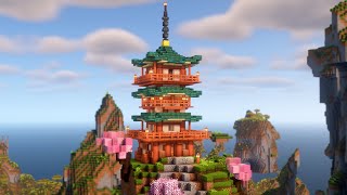 Minecraft | How to Build a Japanese Pagoda Tutorial