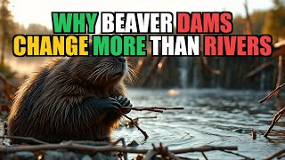 Why Beaver Dams Change More Than Rivers