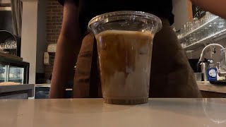 cafe vlog | coffee/barista asmr