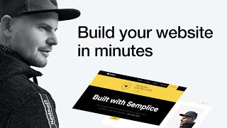 How to Build Your Personal Website with Semplice (tutorial) 🔥