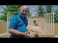 How to Frame a Shed (One Section at a Time)