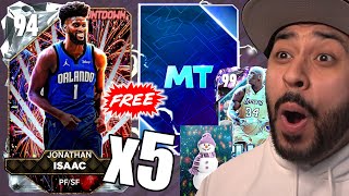 *OMG...* We Opened 5 Guaranteed Free Diamond Plus Packs that 2K Gave Everyone in NBA 2K25 MyTeam