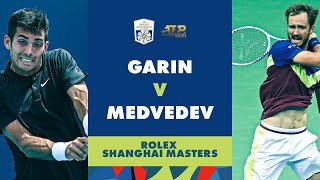 Cristian Garin vs Daniil Medvedev Highlights | Rolex Shanghai Masters 2023