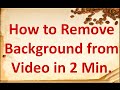 How to remove background from video using VSDC How to remove background from video using VSDC