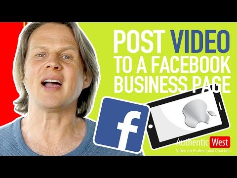 How to Post Video To A Facebook Business Page From Your iPhone | Brighton West Video How to Post Video To A Facebook Business Page From Your iPhone | Brighton West Video
