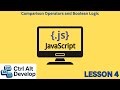 Learn JavaScript: Comparison Operators and Boolean Logic