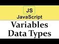 #6 JavaScript Tutorial | Variables & Data Types  2019