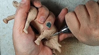 Bullish Creations: Hand-Carving a Wooden Stock Market Symbol