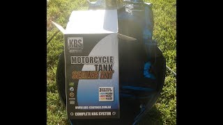 KBS Fuel tank sealer kit. Motorbike fuel tank rust removal P1 Intro