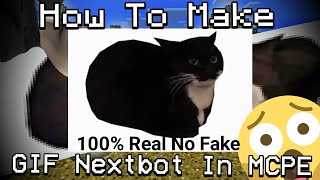 How To Make Animated Nextbot In MCPE NO CLICKBAIT 100% REAL NO FAKE NO SCAM NO RICKROLL NO PRANKS🥶🥶🥶
