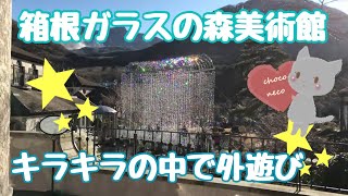 ガラスキラキラ☆箱根ガラスの森美術館で子供と一緒に遊んできました！