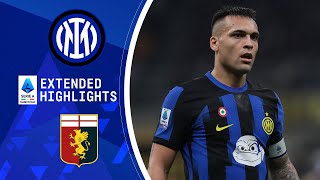 Inter vs. Genoa: Extended Highlights | Serie A | CBS Sports Golazo