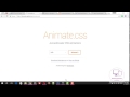 Using Animate.css and jQuery for easy Web Animation(2017);