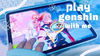 【play with me】 📯 原神 📯/音ゲーをiPadでプレイしてみる【genshin impact】30 min of game play┊ iPad10th