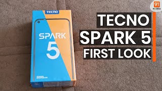 Tecno Spark 5: Unboxing | Hands on | Price [Hindi हिन्दी]