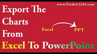Export The Charts From Excel To PowerPoint Using VBA Macros