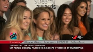6th Annual Streamy Awards Nominations Presented by OWNZONES