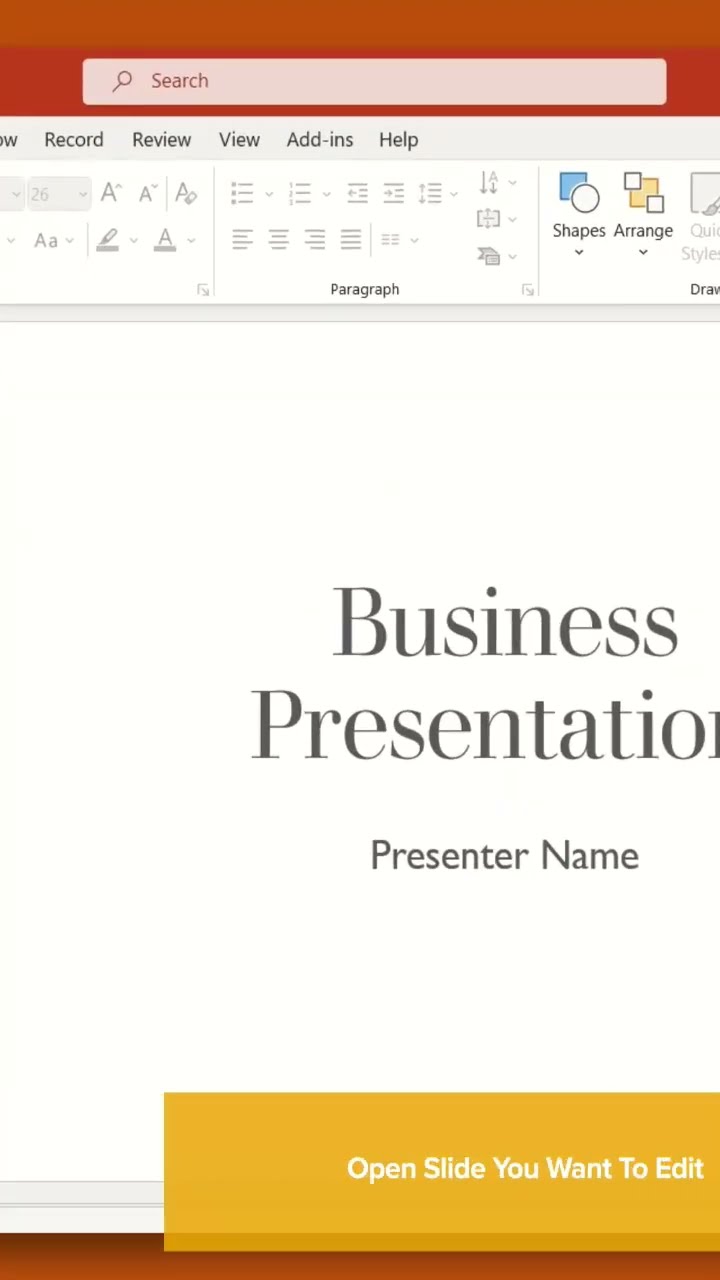 How To Create A Title Slide In Your Presentation Using SlideUpLift’s PowerPoint Add In