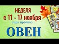 ОВЕН 🍁🍁🍁 НЕДЕЛЯ с 11 - 17 НОЯБРЯ 2024 года Таро Прогноз ГОРОСКОП