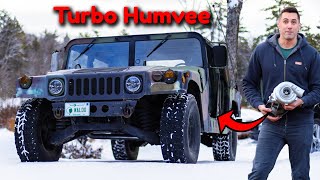 Turbocharging my Military Surplus Humvee (US Army HMMWV)