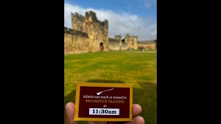 FLYING LESSONS AT ALNWICK CASTLE HARRY PORTER