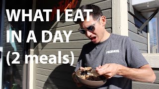 WHAT I EAT IN A DAY: 2 MEALS Sage Canaday RUNNING VEGAN DIET