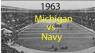 1963 Navy @ Michigan College Football Game