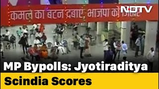 Madhya Pradesh Bypolls: Jyotiraditya Scindia Scores, Congress Wiped Out