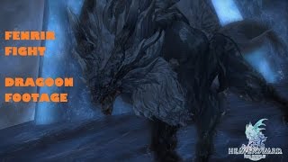 [Final Fantasy XIV] Footage - Fighting Snowcloak's last boss - Fenrir