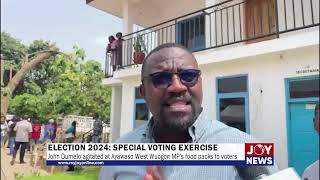 John Dumelo calls Ayawaso West Wuogon MP’s food packs to voters completely unacceptable