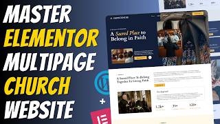 🔥Master ELEMENTOR: Create a Modern Responsive CHURCH Website | WordPress Tutorial 2026